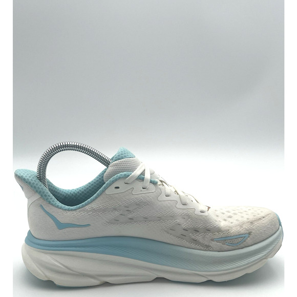 Hoka One One HOKA W Clifton 9 1132211 FTRS Women's Sz 9B White Sneakers - Picture 4 of 11